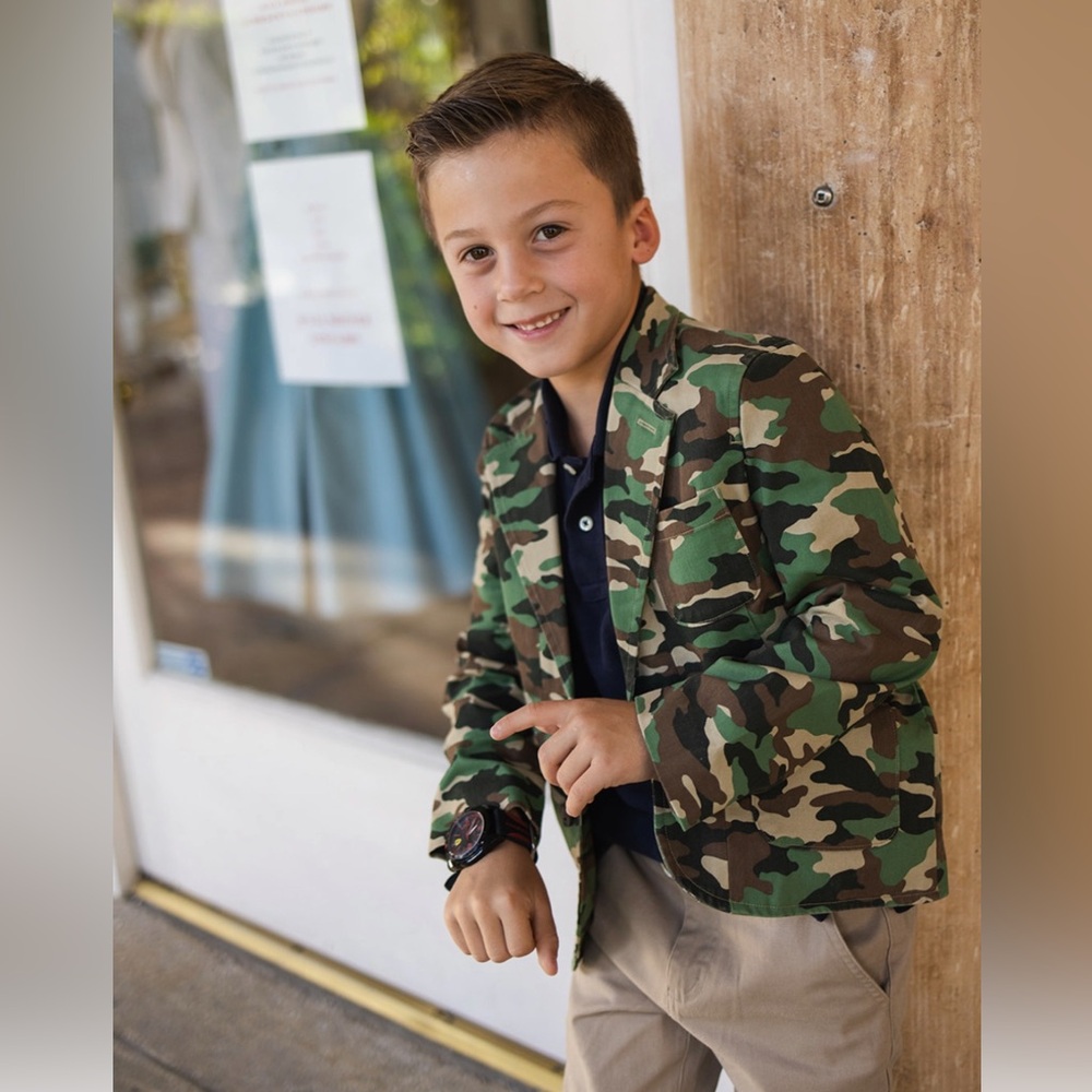 Camouflage Blazer Jacket
